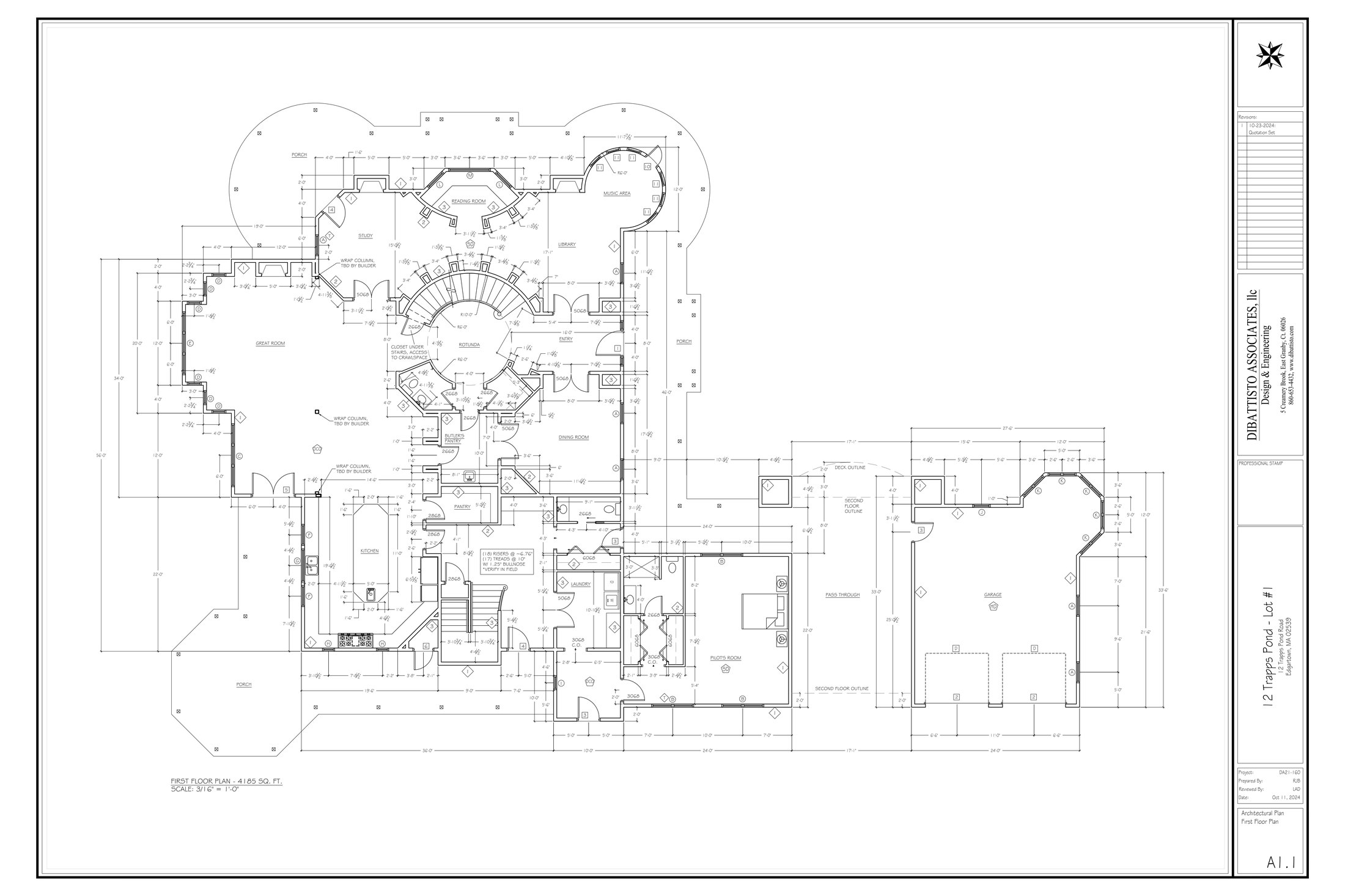The Mayhew first floor plan