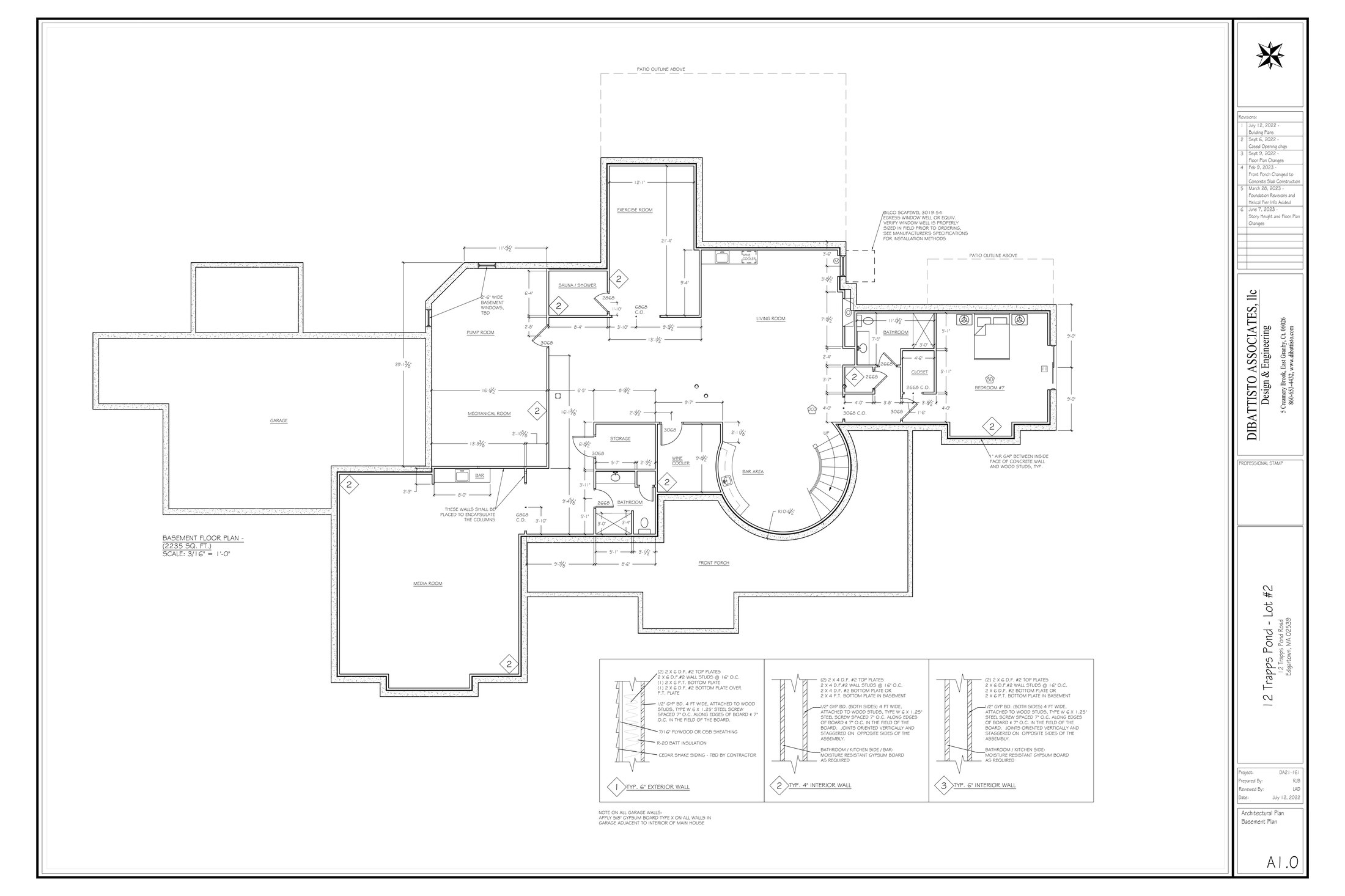 The Morgan basement floor plan