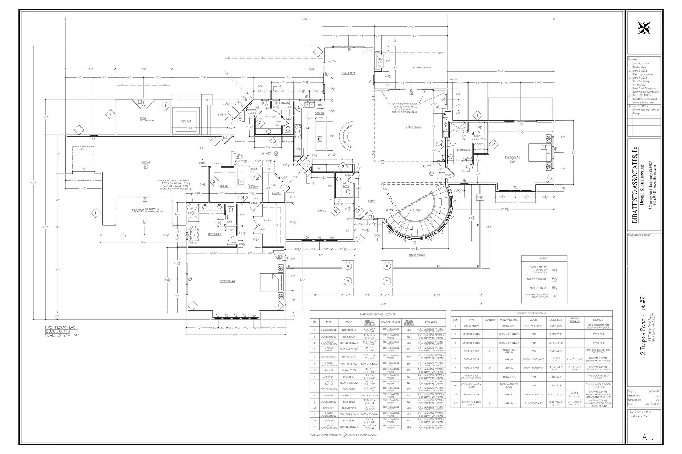 The Morgan first floor plan