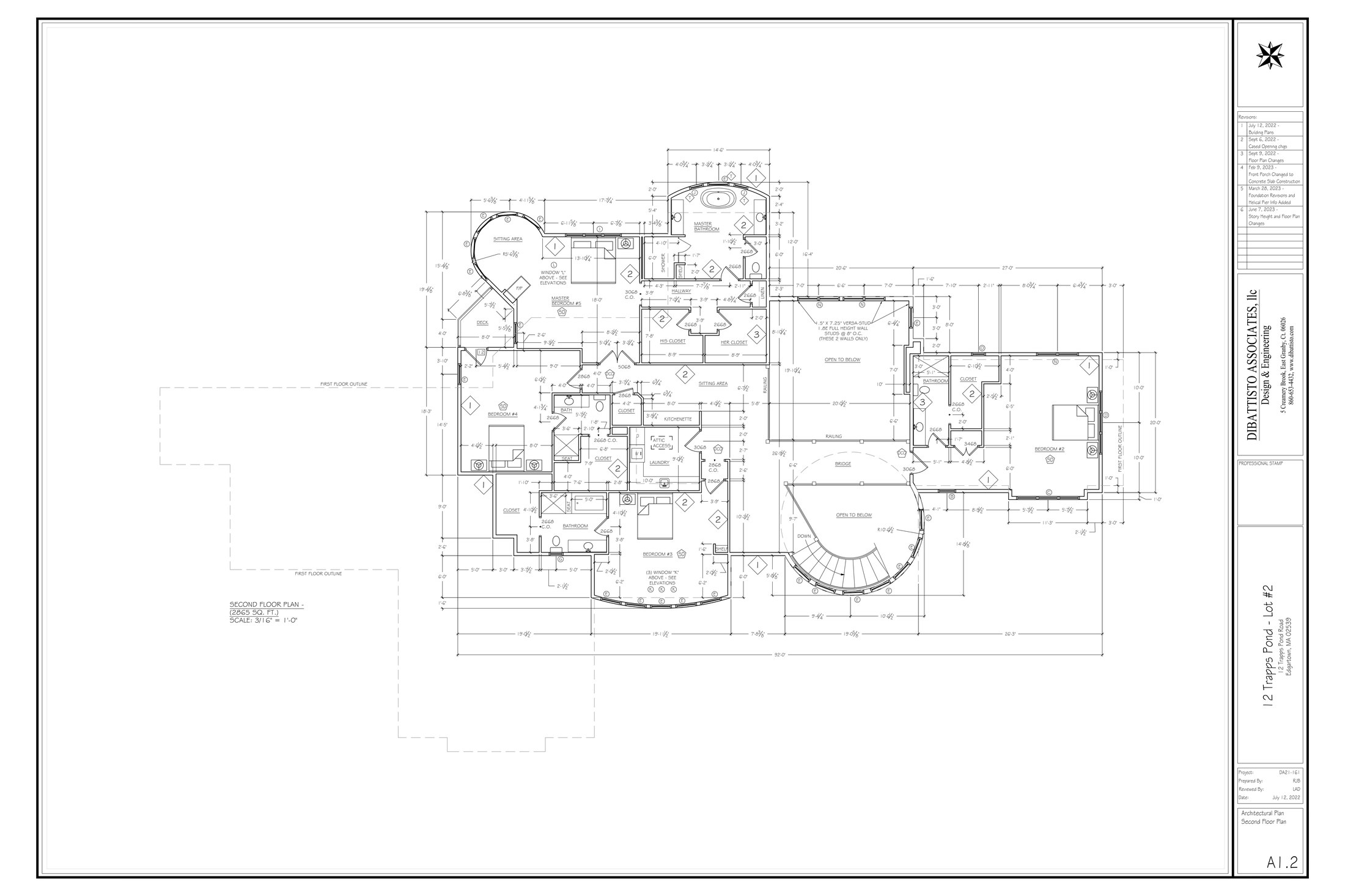 The Morgan second floor plan