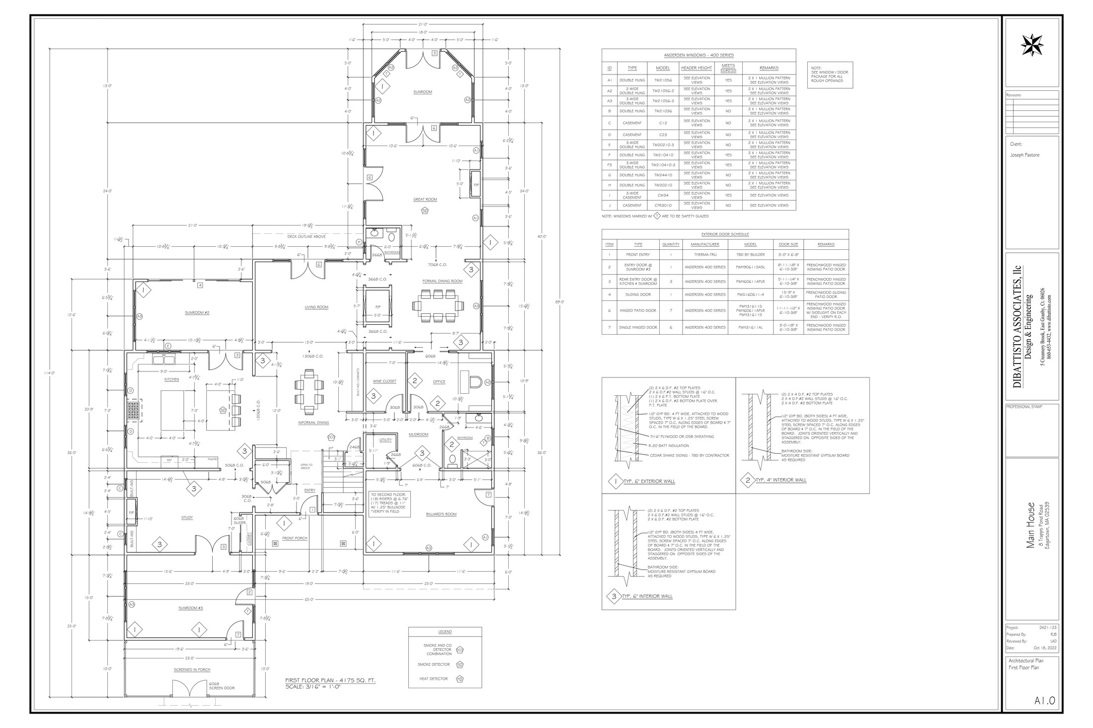 The Norton first floor plan