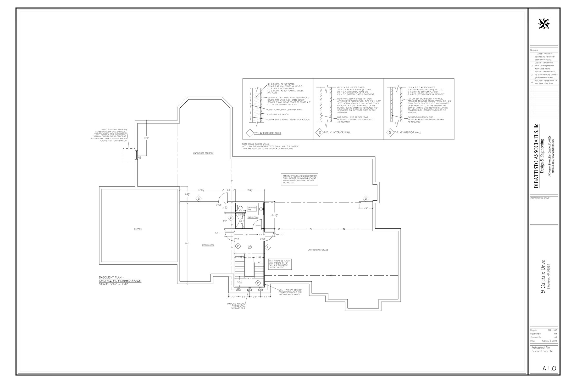 The Priscilla basement floor plan