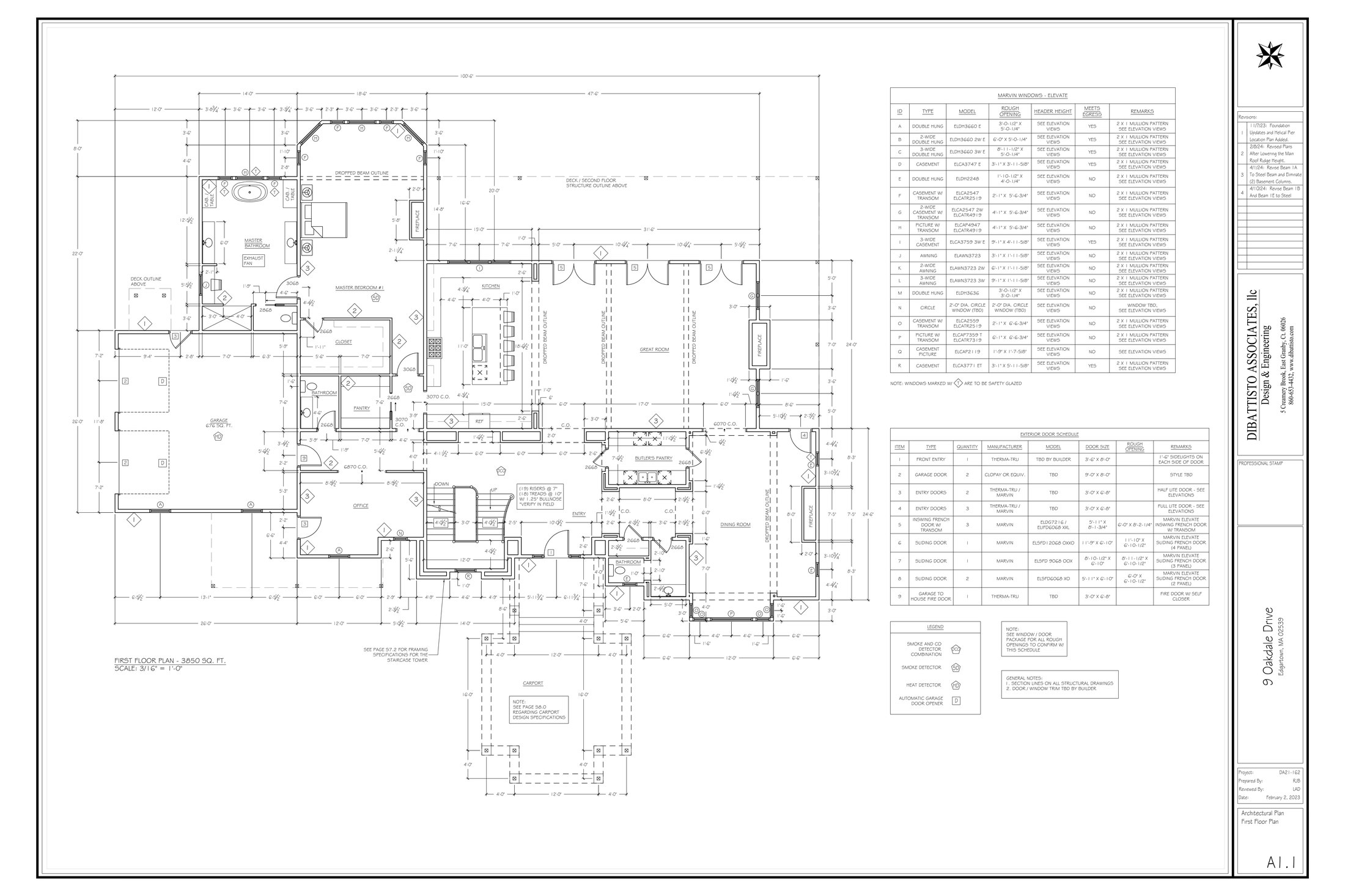 The Priscilla first floor plan