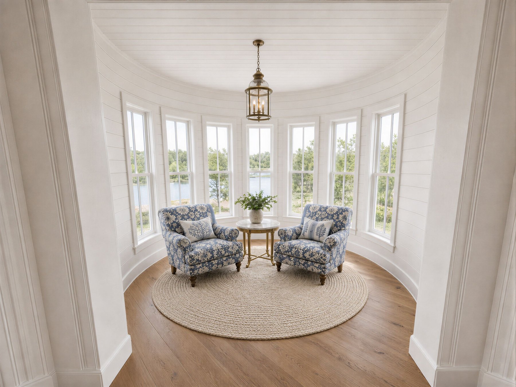 The Mayhew — rendering of the rotunda sitting area
