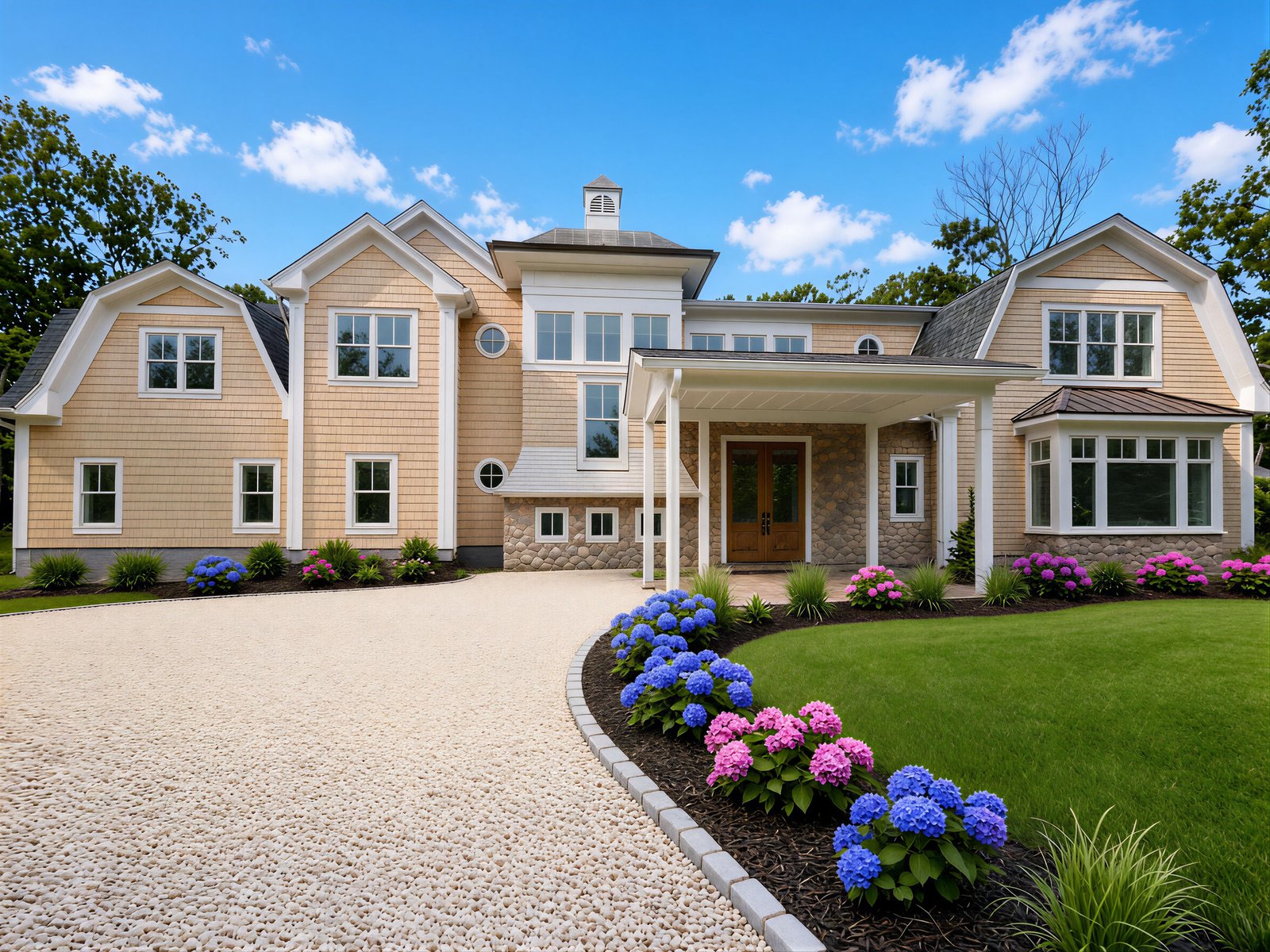 The Priscilla — finished front exterior